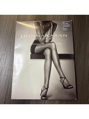 Donna Karan Signature Collection Sheer Satin Control Top Tight Size Medium Nude